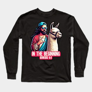 Genesis 1:1 In The Beginning Long Sleeve T-Shirt